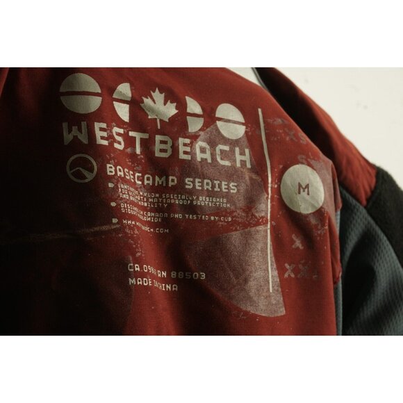 Westbeach Basecamp Series Hooded Ski Snowboarding Jacket Men's Medium Off-White - Picture 10 of 16